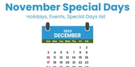November Special Days List