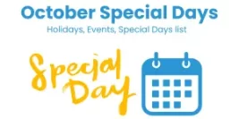 What are the World’s Important Days in October?