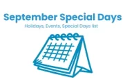 List of All Special Days in September