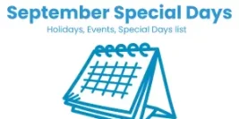 List of All Special Days in September