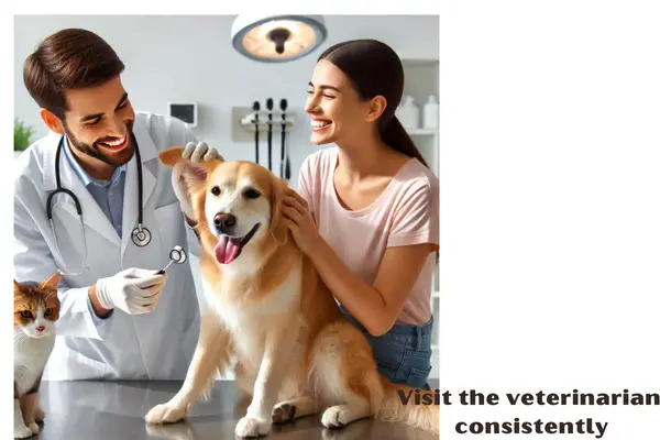 Visit the veterinarian consistently