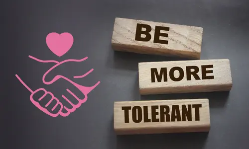 be more tolerant