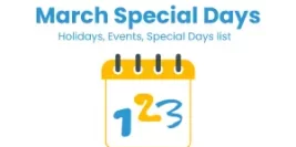 Important Days and Events List of March