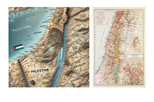 palestine map